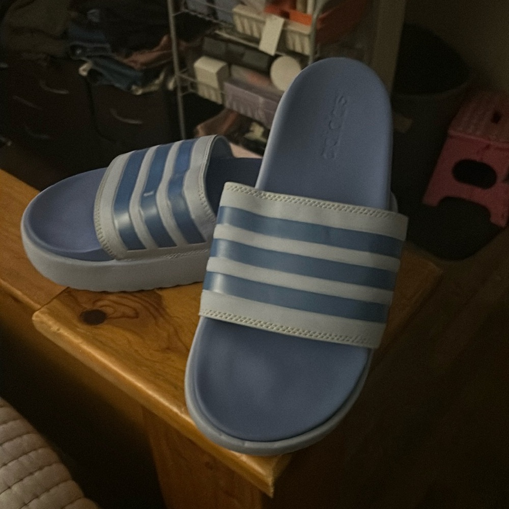 Adidas Adilette Platform Slide Sandals
